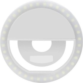 Resim Microcase Selfie LED Mandallı Üniversal Ring Halka Flash Işık Light AL2608 