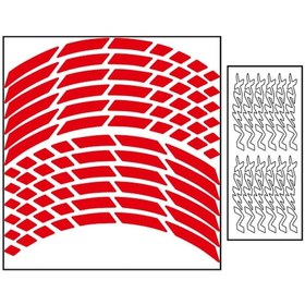 Resim Yamaha Reflektör Kırmızı Iı Nmax Jant Şeridi 