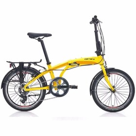 Resim Carraro Flexı 107 Katlanır Bisiklet 320h V 20 Jant 7 Vites Sarı-siyah-kırmızı 