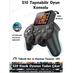Resim 520 Oyunlu Kablosuz Oyun Konsolu i Oyun Konsolu 