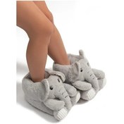 Resim Twigy Elfi Kadın Hayvanlı Panduf Gri 36/41 Gri 