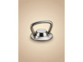 Resim YUNUSOĞLU HOME Metal Tencere Tava Kapak Kulbu - Isıya Dayanıklı Paslanmaz Vidalı Yedek Tepe 