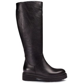 Resim Deery Hakiki Deri Siyah Kadın Çizme Siyah (539805856) Siyah 