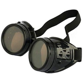 Resim 1pc Vintage Steampunk Gözlük, Spor Tarzı PC Çerçevesi ve Mercek, Cosplay Siber Punk Gotik Gözlük, Dayanıklı Polikarbonat Malzeme, Üniseks Tasarım 
