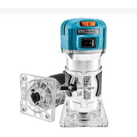 Resim POWER7 600W Hassas Devir Ayarlı El Frezesi - Şeffaf Tabanlı Kontrol 