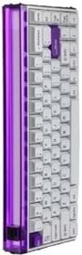 Resim MelGeek MADE68 PRO+ Purple Light%65 TTC Purple Heart KOM Manyetik Sw 8K HE Hotswap RGB İngilizce Klavye 