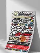 Resim Sticker Market Sticker Seti, Düz Yüzeyler Için A4 Boyutu Çıkartma Etiket Seti 