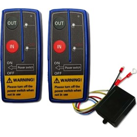 Resim Fullbet 24V 12V Evrensel Kurtarma Kablosuz Elektrikli Dijital Vinç Atv Araba Tekne Ahizesi Için Uzaktan Kumanda (Yurt Dışından) 