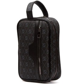 Resim Tuldar Erkek Deri Portföy Clutch Traş Kozmetik Bakım Ve Günlük El Çantası Tul374 Siyah - Lacivert 