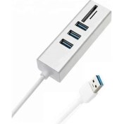 Resim Mobitell 5in1 USB To 3x USB 3.0 Sd Tf Kart Okuyucu Adaptör 
