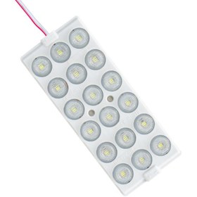Resim MODUL LED 12V 6W SOGUK BEYAZ 18 LEDLİ YANIP SONEN 2Lİ PAKET 13960-2835 (FLASOR)POWERMASTER 