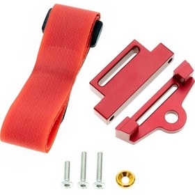 Resim Xindoker Traxxas Slash 2wd 1/10 Rc Araba Metal Pilat Tutucu Seti - Siyah Yükseltme Parçası 