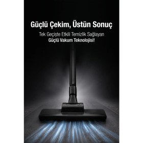 Resim Fantom Pratıc-Xl P 1300 Toz Torbasız Dikey Süpürge Siyah 