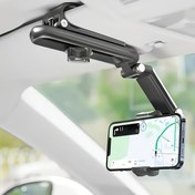 Resim 360° Dönebilen Evrensel Araba Telefonu Tutucu - Kolay Kurulum, Ayarlanabilir Görünüm Açı, Dayanıklı PVC, Navigasyon için İdeal - Sürücü için Mükemmel Hediye 