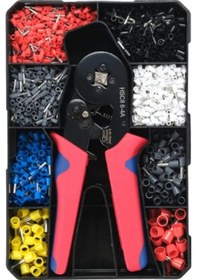 Resim Yifomall 1800 Parçalı Çok Renkli Ve Boru Tipi Soğuk Presleme Kablo Bağlantı Terminali Seti 