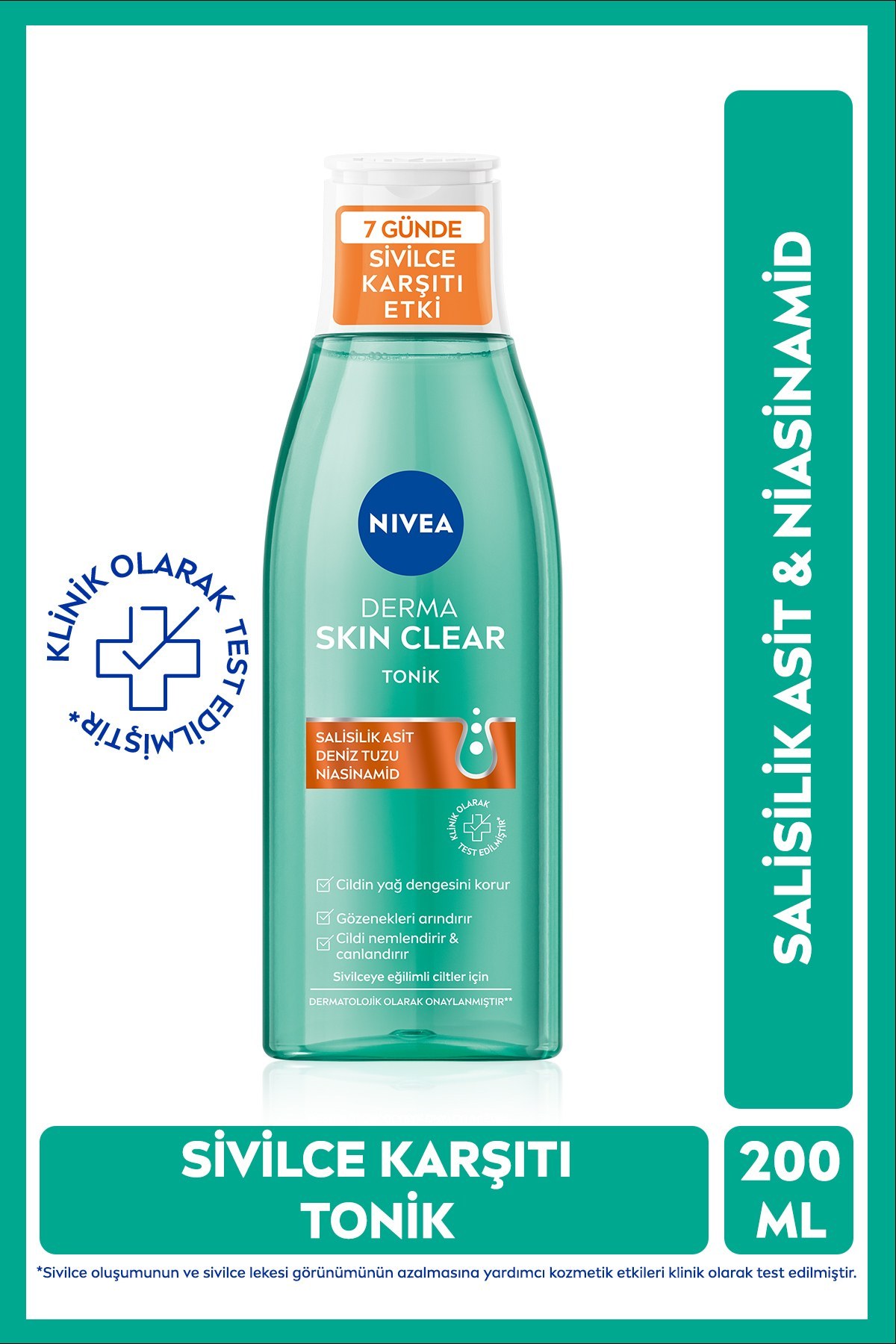 Burada Bulabilirsin Nıvea Derma Skin Clear Sivilce Karşıtı Yüz Temizleme Jeli 150ML, Gözenek Arındırıcı,gözenek Görünümünü,siyah Noktaları Azaltır,salisilik Asit,niasinamid,deniz Tuzu,yağlı ve Karma Cilt Fiyatı ve Özelliklerı - Badem