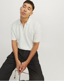 Resim Jack & Jones Jack Jones Johnny Half Zıp Erkek Polo Yaka Tişört 12255578 001 