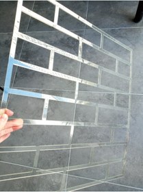 Resim Piktura Tuğla Stencil Şablon Kalın Malzeme Rölyef Pasta Dekoratif Sıva ve Saten Alçıya Uygun 5mm 