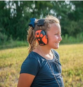 Resim CALDWELL Youth E-MAX® PRO Series Electronic Earmuff Hot Coral Atış Kulaklığı Turuncu 