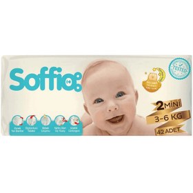Resim Soffio Mini Çocuk Bezi 42'li 3-6 kg 