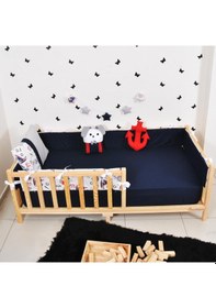 Resim Markaawm Markaawm Montessori Yatak Çocuk Karyola Doğal Çam Karyola Nil Akçaağaç 