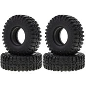 Resim 1/10 Rc Araç Lastiği - 113x39x46mm Kauçuk Tekerlek Seti 4 Adet Scx10, Cc01 Uyumlu 
