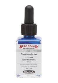 Resim Aero Color Akrilik Mürekkep 28 Ml 904 Aero Metallic Blue Diğer 