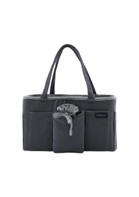 Resim Çok Gözlü Fonksiyonel Anne Organizer Bebek Bakım Çantası Gri 