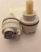 Resim Eca Niobe Banyo Bataryası Kartuş Beyaz 