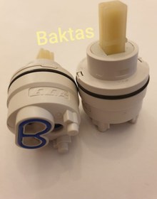 Resim Eca Niobe Banyo Bataryası Kartuş Beyaz 