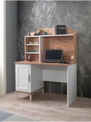 Resim Erezogulları Mobilya Genç Odası Trend Yarım Kitaplıklı Çalışma Masası 110x60x144cm 