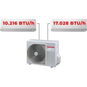 Resim Toshiba Multi Split Klima 1 Oda 1 Salon (2 Iç + 1 Dış Ünite) A+++ Inverter Wi-Fi Klima 