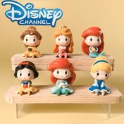 Resim Altı Stil Rastgele Disney Q-Çevresi Peri Masalı Prensesleri, Snow White ve Denizkızı için Mükemmel, Şık Heykeller Araba Süsleri veya Ev Süsleri veya Tatil Hediyeleri Olarak Kullanılabilir 