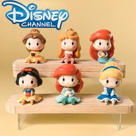 Resim Altı Stil Rastgele Disney Q-Çevresi Peri Masalı Prensesleri, Snow White ve Denizkızı için Mükemmel, Şık Heykeller Araba Süsleri veya Ev Süsleri veya Tatil Hediyeleri Olarak Kullanılabilir 