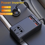 Resim 2 USB Portlu ve 1 Type-C Portlu, Bataryasız Yeni Araç İnvertörü 