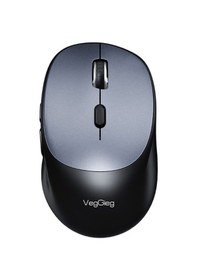 Resim Veggieg VG-G880 Dual-mode Bluetooth 5.3 Ve 2.4ghz 3600dpı Optik Kablosuz Mouse Gri 
