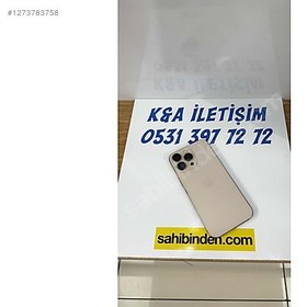 Resim Apple iPhone 16 Pro Max İkinci El YD | 256 GB | Çöl Titanyum 