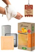 Resim Phytoflora Portakal Sabunu Ve Banyo Kesesi, Katı Sabunluk 