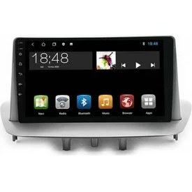 Resim Nakamichi Nakamachi Renault Megane 3 Android Sistem Carplay Destekli Multimedia Navigasyon Teyp 