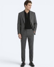 Resim Antrasit Kareli Modern Fit Yün Karışımlı Takım Elbise - STD / STD 