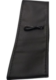 Resim Honda Accord 1998-2003 Uyumlu Direksiyon Kılıfı Dikmeli Siyah Deri / Siyah Dikişli 