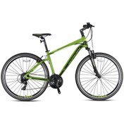 Resim Kron Tx 150 28" Jant Trekking 16 Kadro 24 Vites V-fren Şehir Bisikleti Haki Sarı 