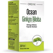 Resim ORZAX Ocean Ginkgo Biloba Takviye Edici Gıda 30 Bitkisel Kapsül 