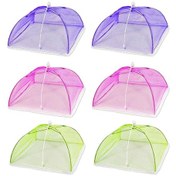 Resim Açık Hava Yiyecek Ağı, Açılır Yiyecek Ağı Şemsiyeli Katlanabilir Piknik Örtüsü, Yeniden Kullanılabilir Ve Yıkanabilir İnce Naylon Ağ Diğer 