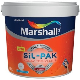Resim Marshall Silpak Su Bazlı Iç Cephe Boyası 15L. 
