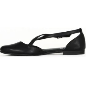 Resim Bueno Shoes Siyah Deri Kadın Düz Babet 01WE2901 01WE2901 