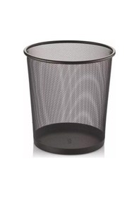 Resim Drt Çöp Kovası File Metal Siyah 