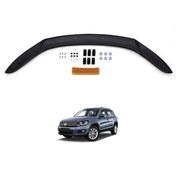 Resim EUROCAP Volkswagen Tiguan Ön Kaput Koruma Rüzgarlığı 3mm Akrilik (ABS) Parlak Deflektör 2008-2011 