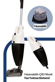 Resim GoldMaster Nova 2 Lt Toz Hazneli 800 W Yıkanabilir Filtreli 2in1 Dikey Elektrikli Süpürge 