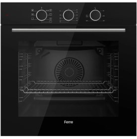 Resim Ferre Fryart Basıc Ss Serisi Siyah Set (SS205 + QXE62CS +D086 ) - Kare Emaye Izgara 